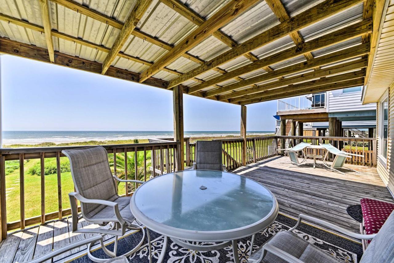 Galveston Beach House With Private Deck And Gulf Views Экстерьер фото