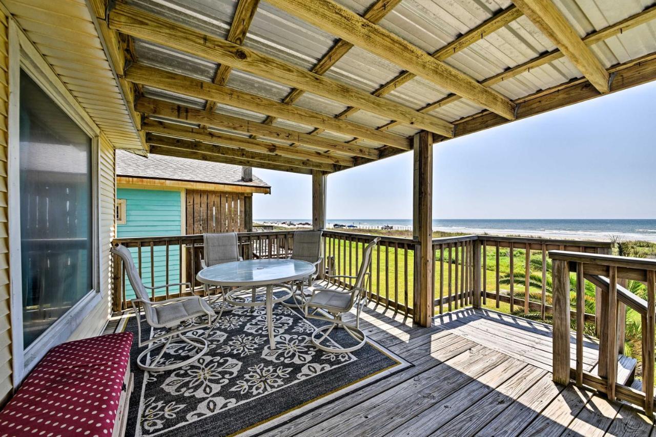 Galveston Beach House With Private Deck And Gulf Views Экстерьер фото